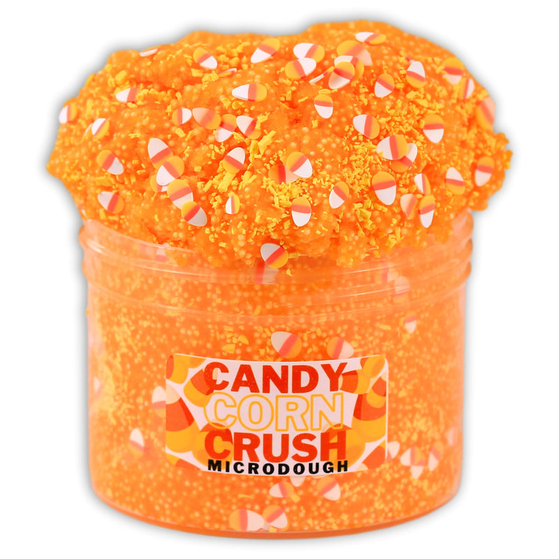 Candy Corn Crush microDOUGH Halloween Slime - Shop Slime - Dope Slimes