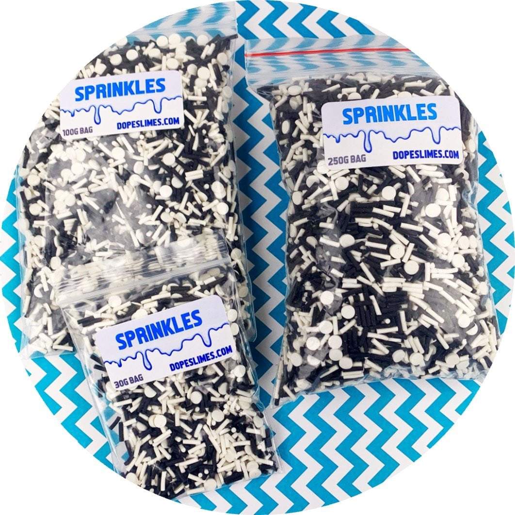 Cookies & Cream Sprinkle Mix - Fimo Slices - Dope Slimes LLC - Dope Slimes LLC
