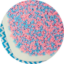Cotton Candy Loop Sprinkles - Fimo Slices - Dope Slimes LLC - Dope Slimes LLC