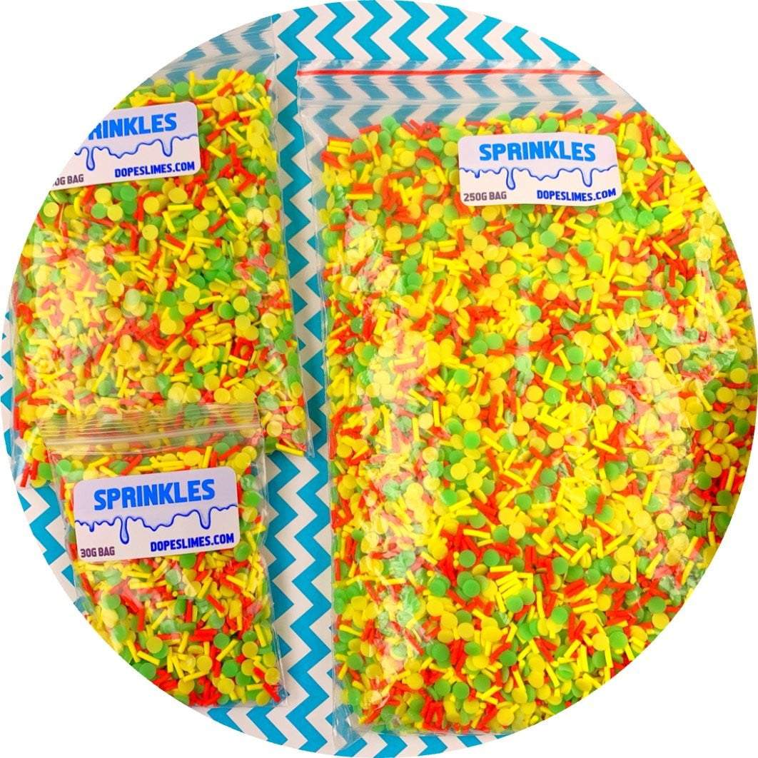 Fiesta Sprinkle Mix - Fimo Slices - Dope Slimes LLC - Dope Slimes LLC