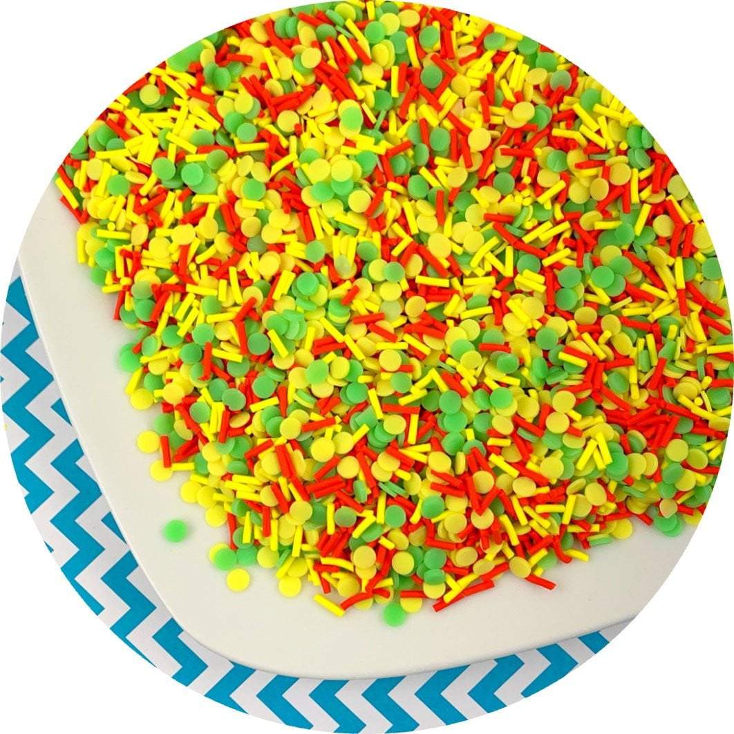 Fiesta Sprinkle Mix - Fimo Slices - Dope Slimes LLC - Dope Slimes LLC