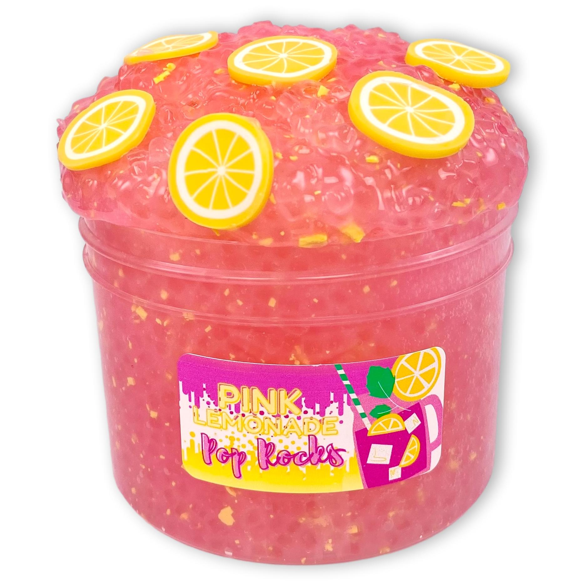 Pink Lemonade Pop Rocks Slime - Shop Slime - Dope Slimes