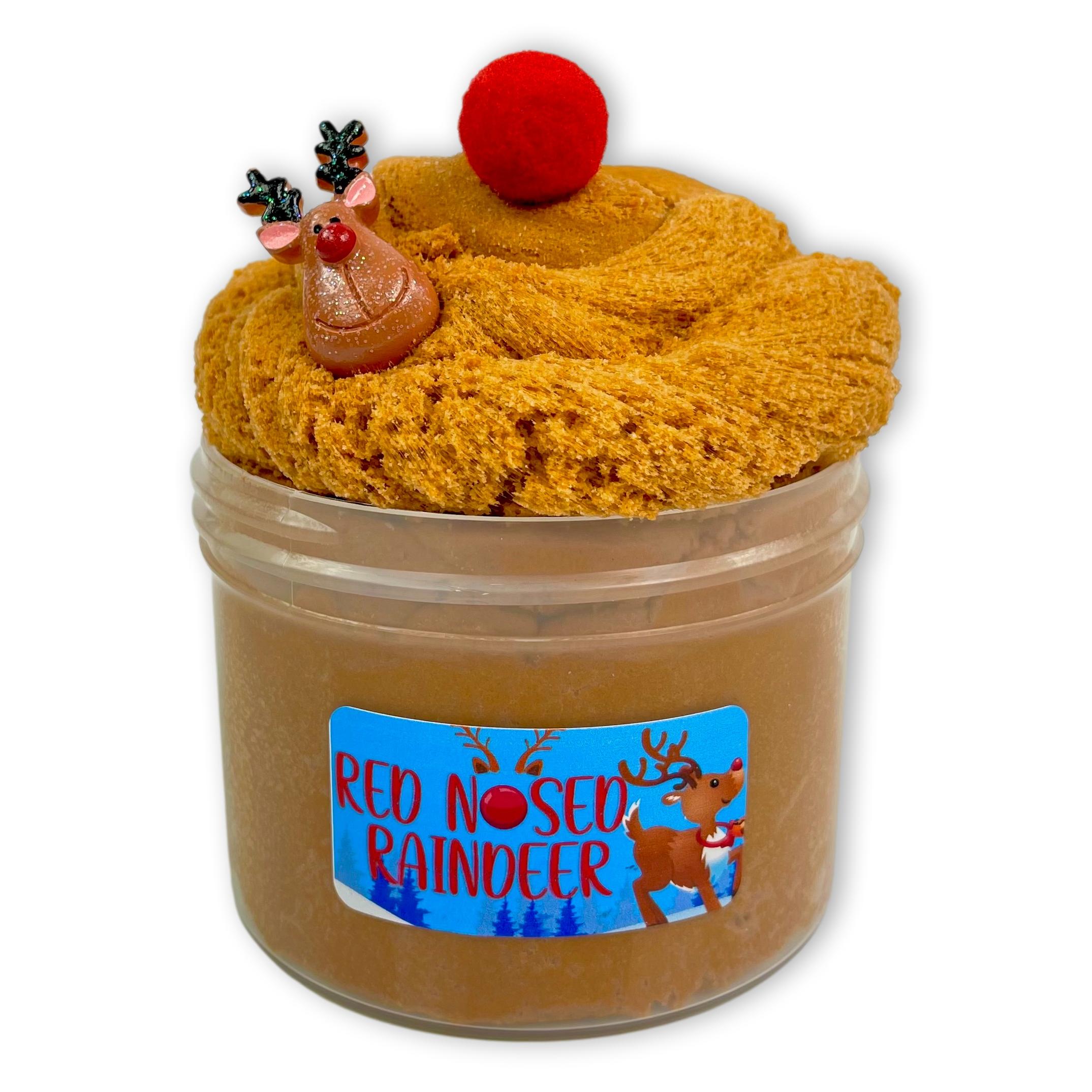 Red Nose Reindeer Cloud Slime - Shop Slime - Dope Slimes