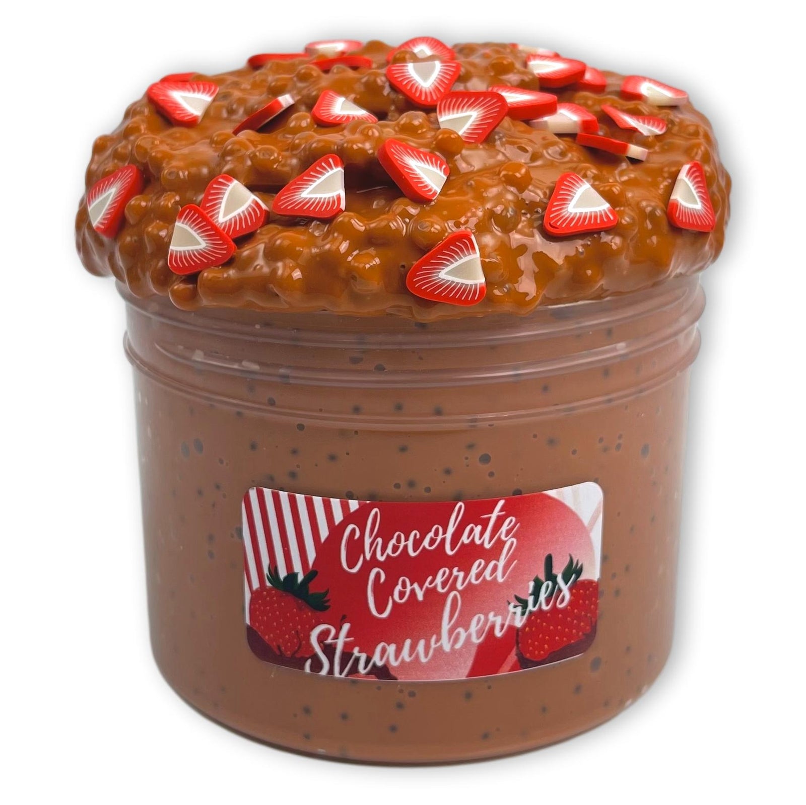 Chocolate Covered Strawberries Slime - Shop Slime - Dope Slimes