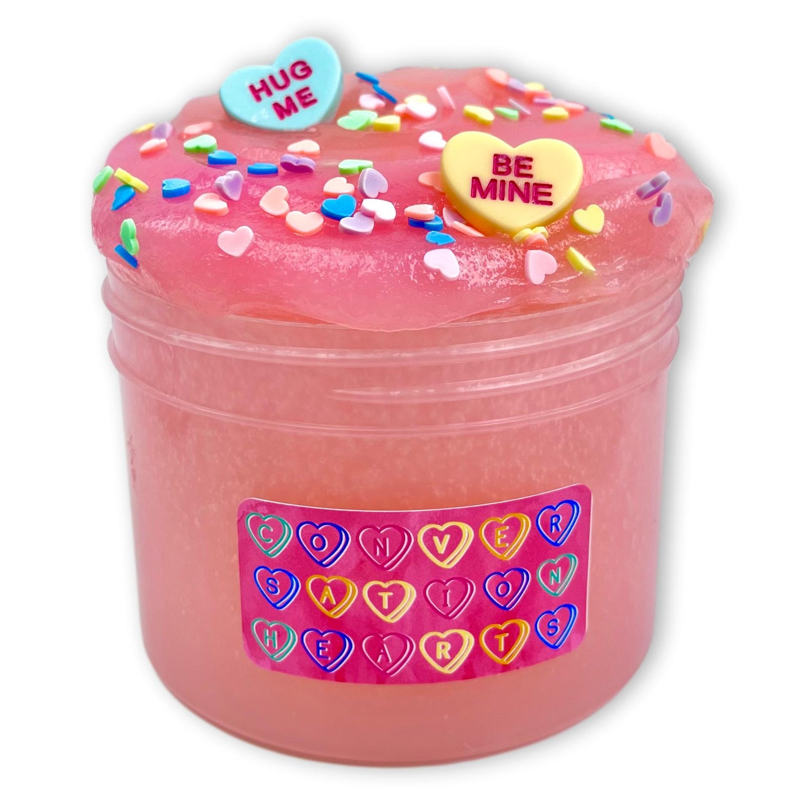 Conversation Hearts Valentines Jelly Slime - Shop Slime - Dope Slimes