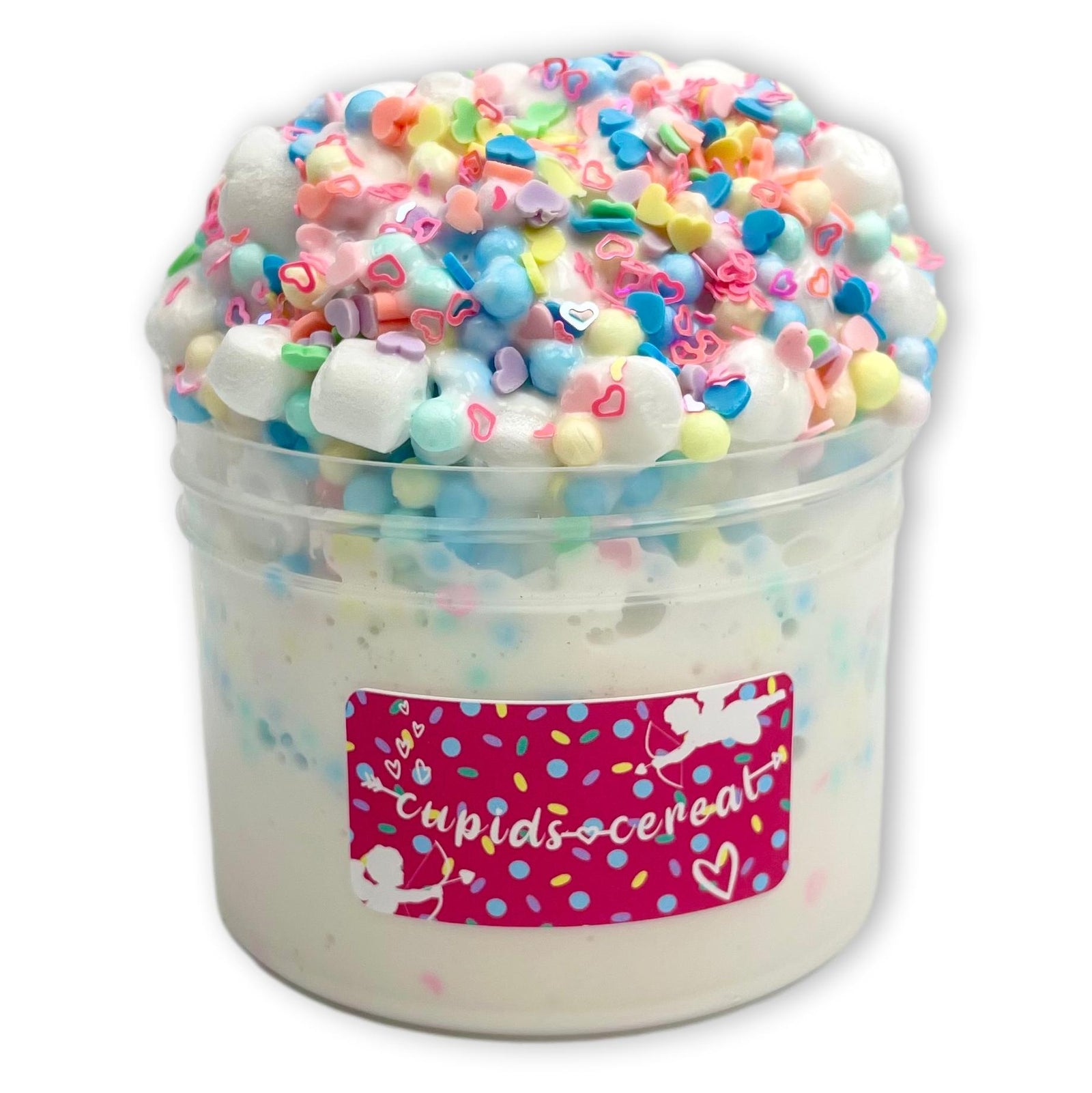 Cupids Cereal Floam Valentines Slime - Shop Slime - Dope Slimes