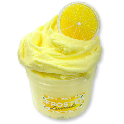 Frosted Lemonade Slush Slime - Shop Slime - Dope Slimes