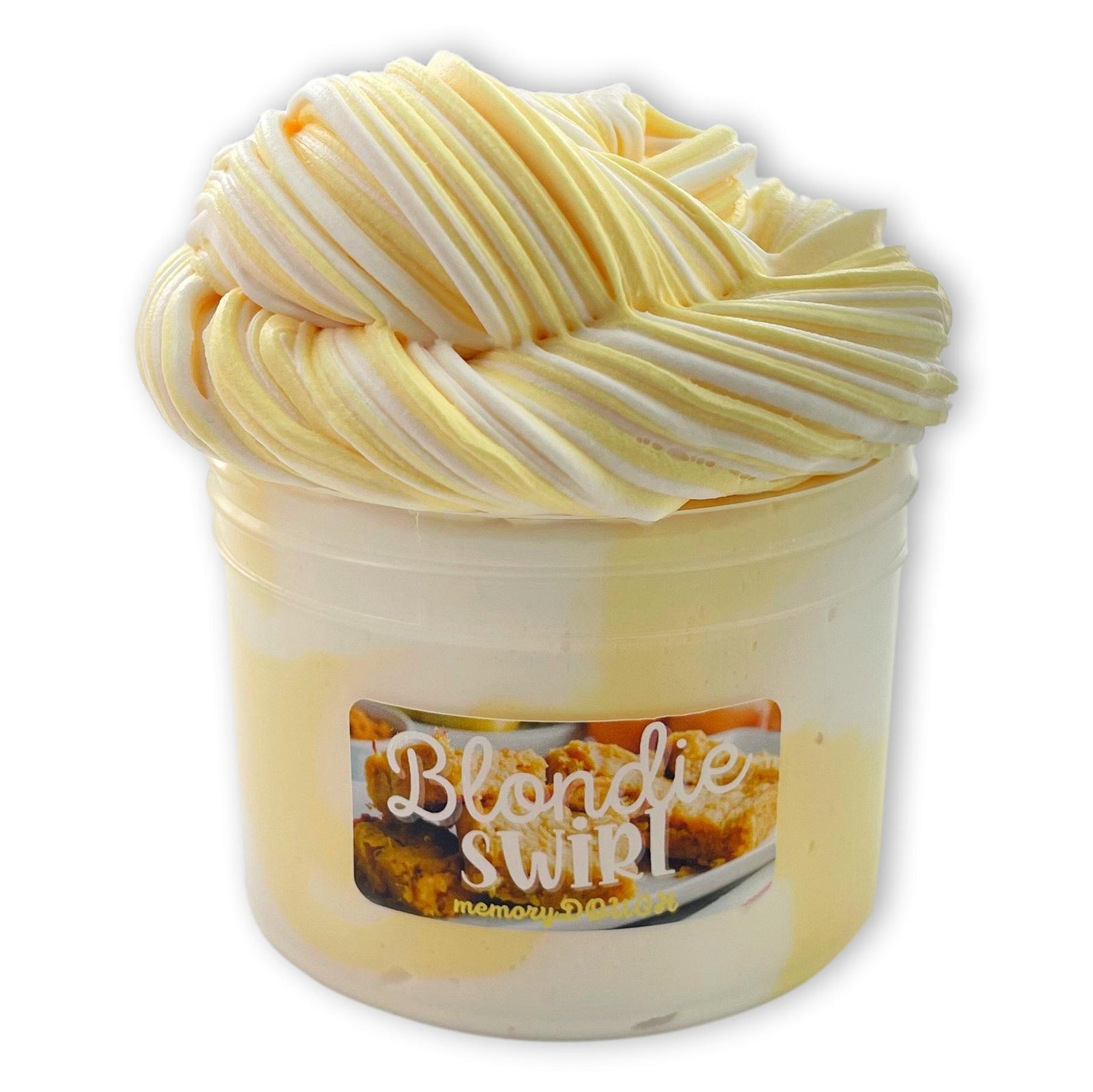 Blonde Swirl memoryDOUGH® Slime - Shop Slime - Dope Slimes