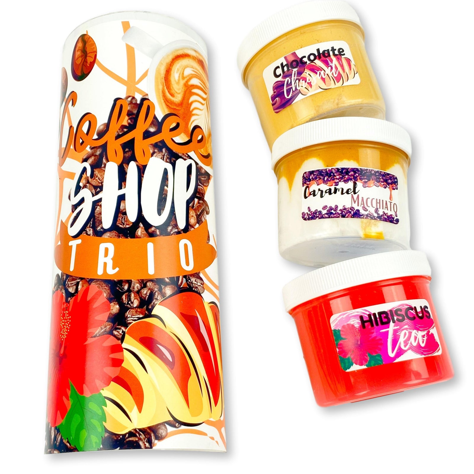 Coffee Shop Trio Slime Set - Shop Slime - Dope Slimes