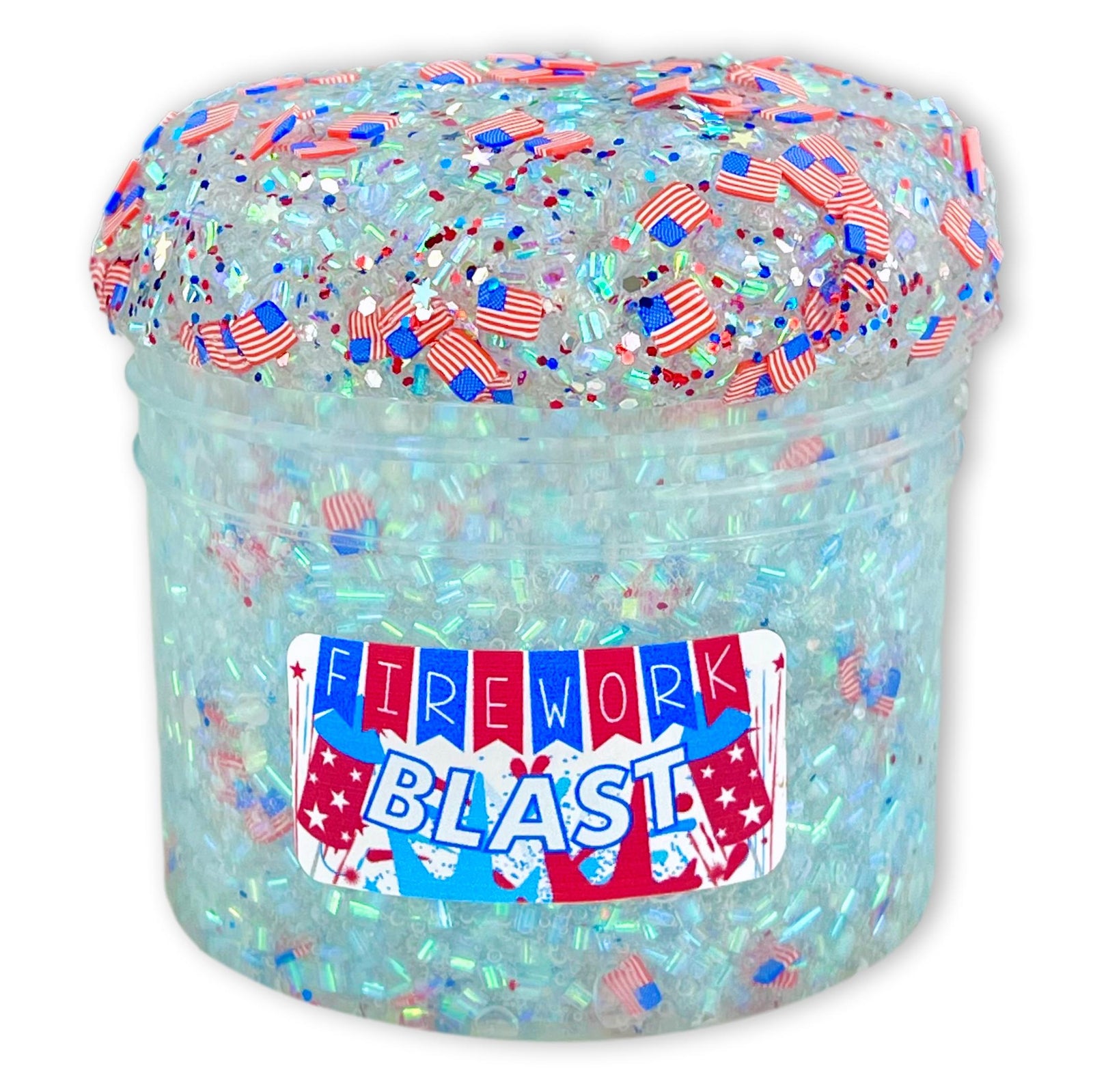 Firework Blast Bingsu Bead Slime - Shop Slime - Dope Slimes