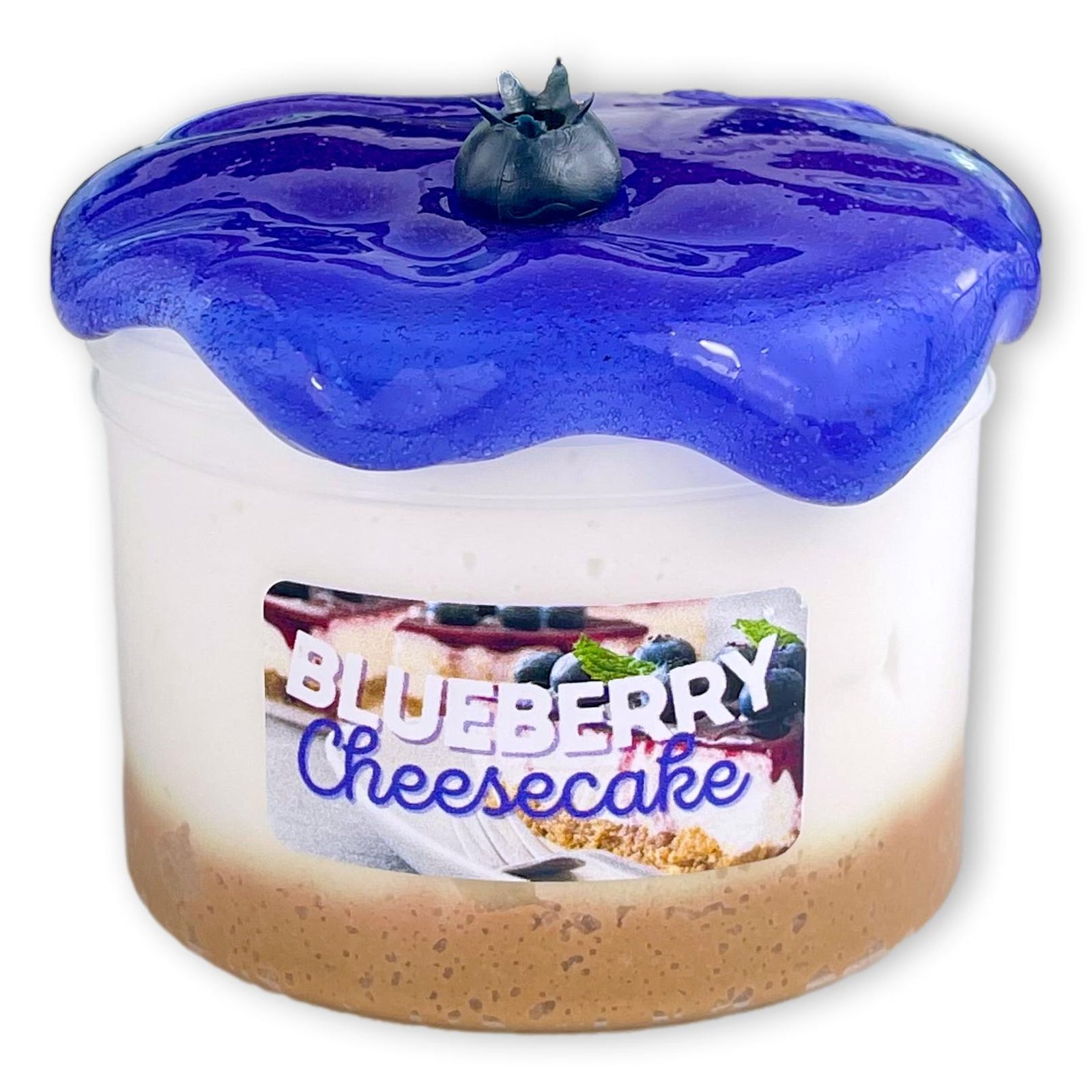 Blueberry Cheesecake Unique Textured Slime - Shop Slime - Dope Slimes