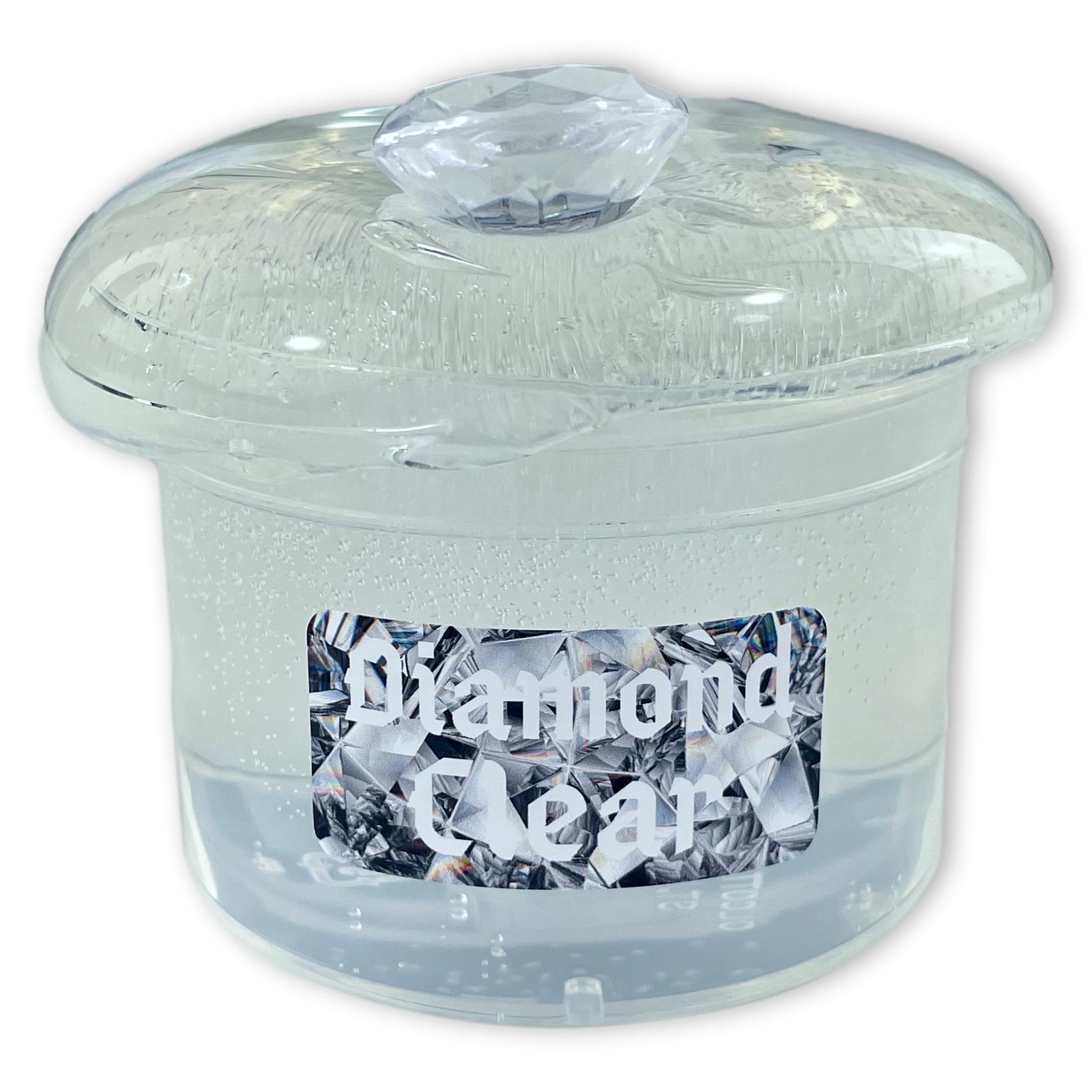 Diamond Clear Crystal Clear Slime - Shop Slime - Dope Slimes
