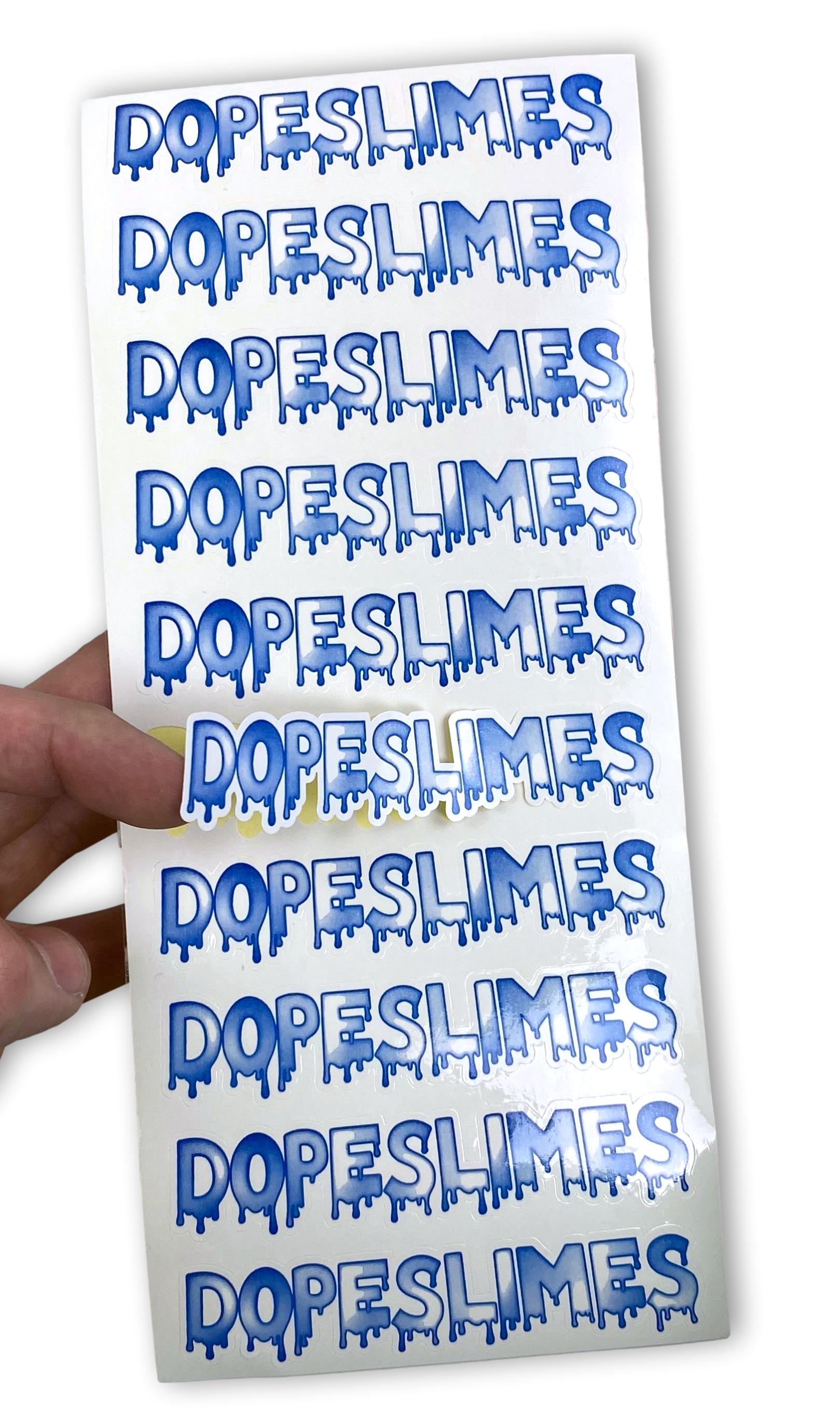 Dope Slimes Vinyl Kiss Cut Stickers (10 Pack)