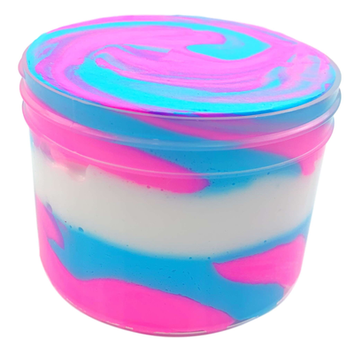 Cotton Candy Ice Cream Sandwich - Butter Slime - www.dopeslimes.com - Dope Slimes LLC