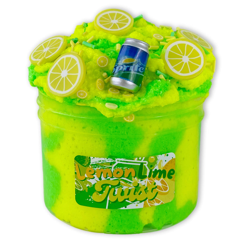 Lemon Lime Snow Fizz Slime - Shop Slime - Dope Slimes