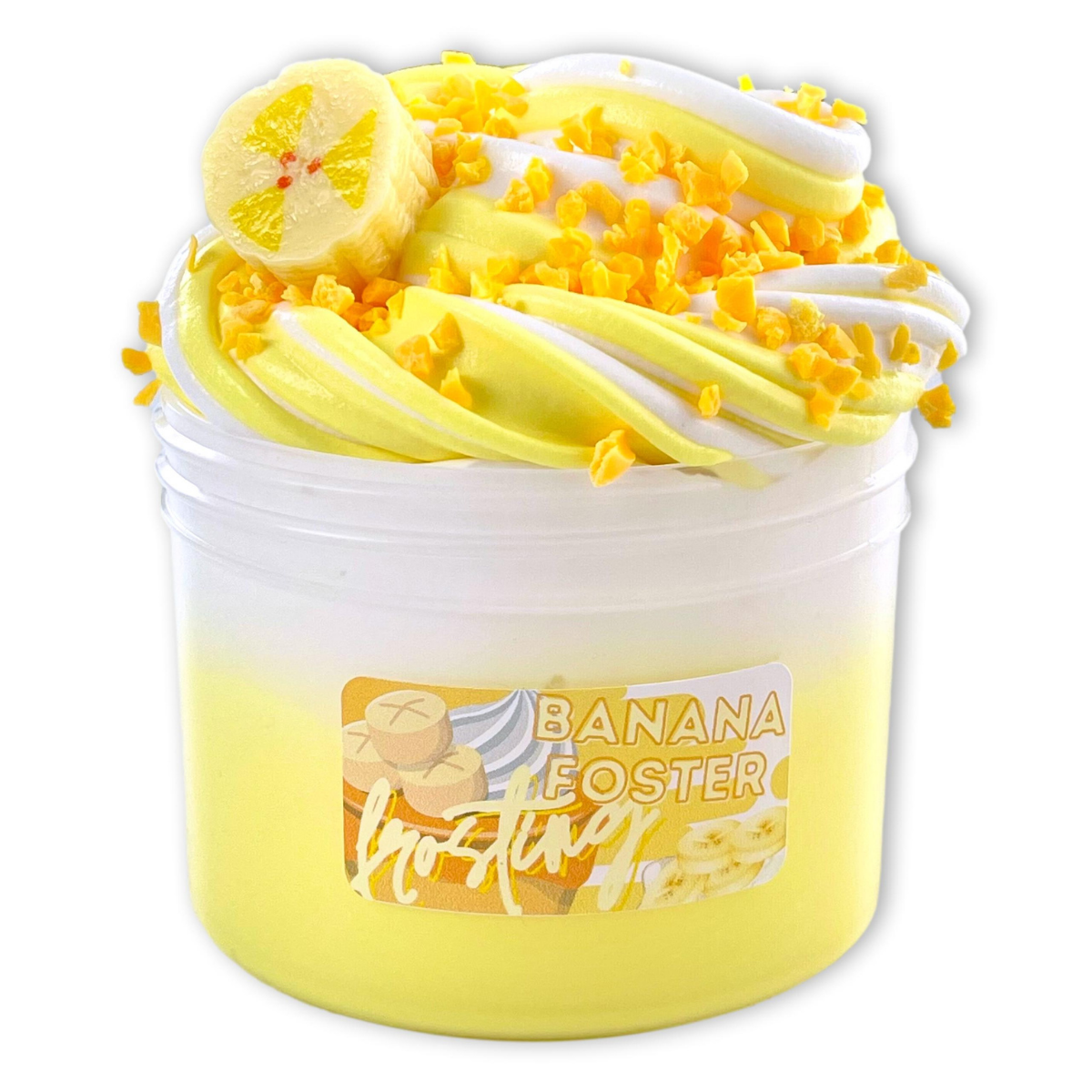 Banana Foster Frosting Butter Slime - Shop Slime - Dope Slimes