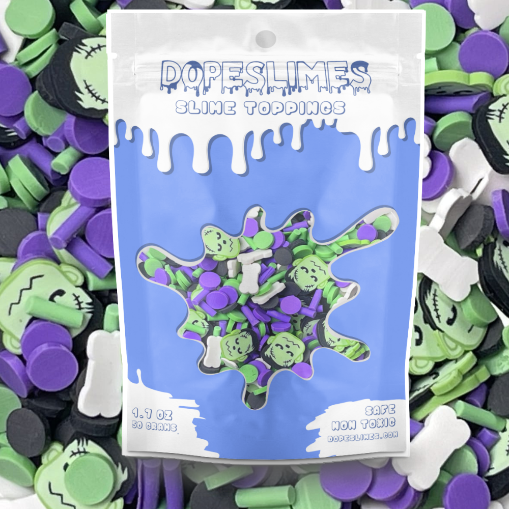 Halloween Slime Sprinkle Fimo Mix