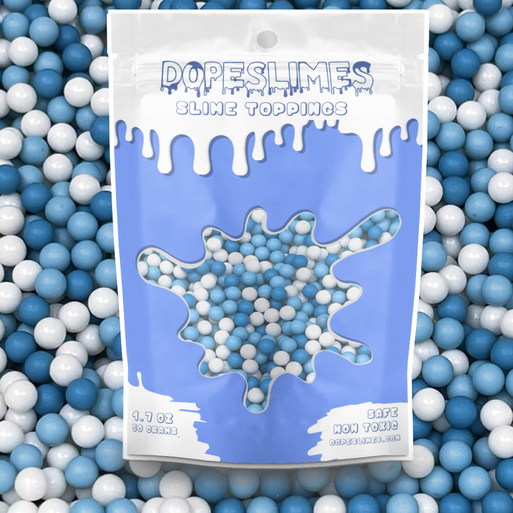 Christmas Mini Boba Mix - Slime Toppings - Slime Supplies