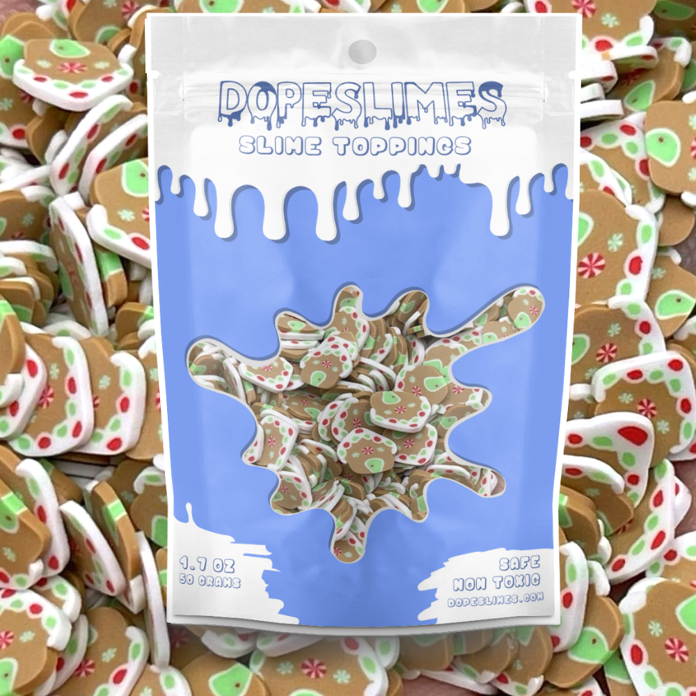 Gingerbread House Fimo - Slime Toppings - Slime Supplies