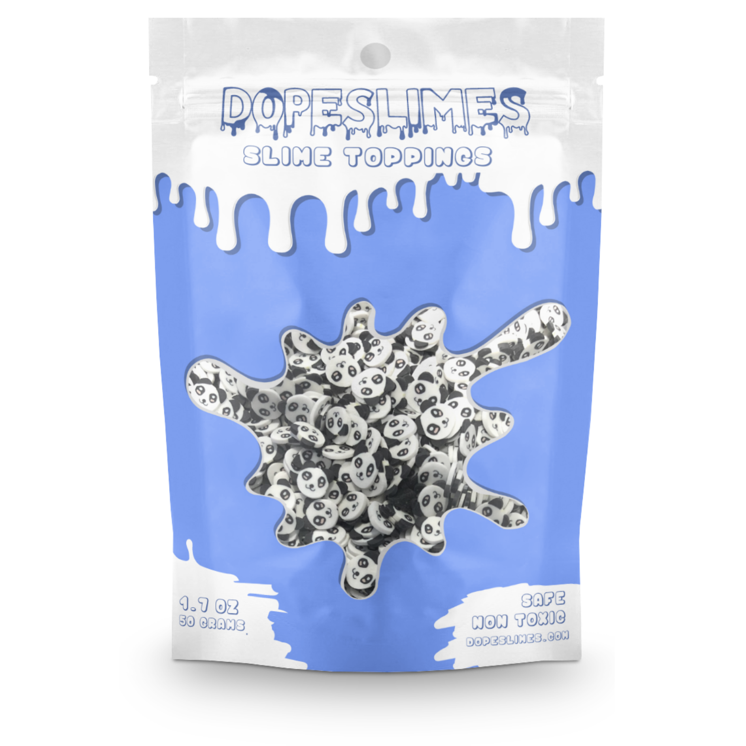 Panda Fimo Slices - Slime Fimo Slices - Shop Slime Supplies