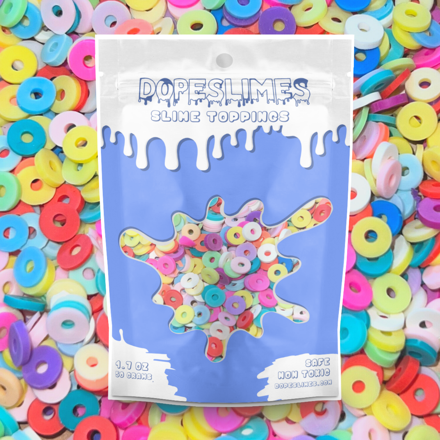Fruit Loop Sprinkles - Slime Fimo - Shop Slime Supples - Dope Slimes