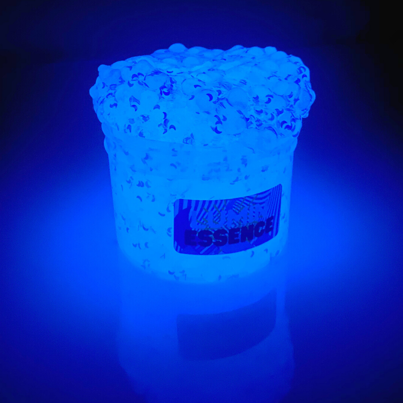 Luminescence Clear Beaded Slime - Shop Slime - Dope Slimes