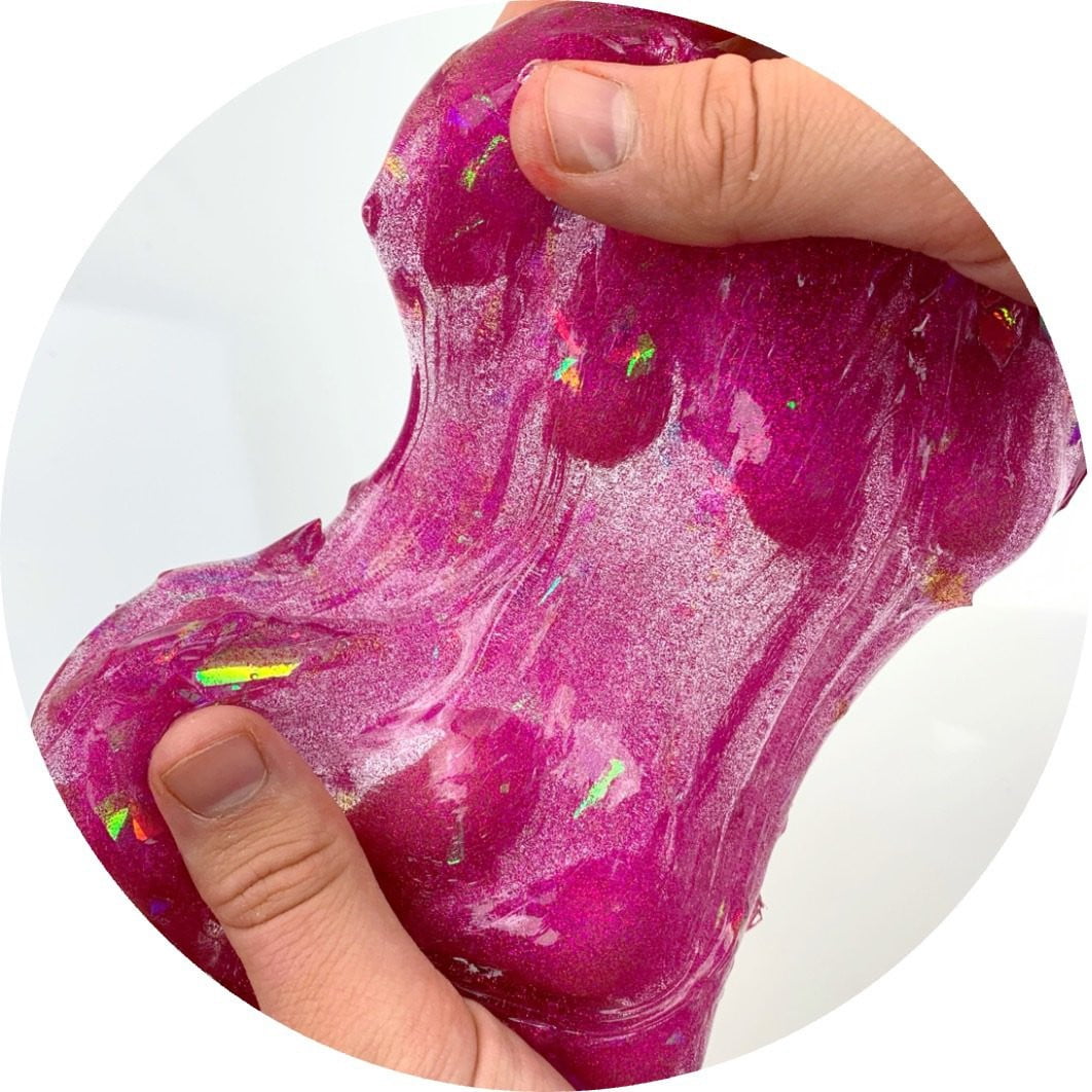 Mermaid Scales Clear Slime - Shop Slime - Dope Slimes