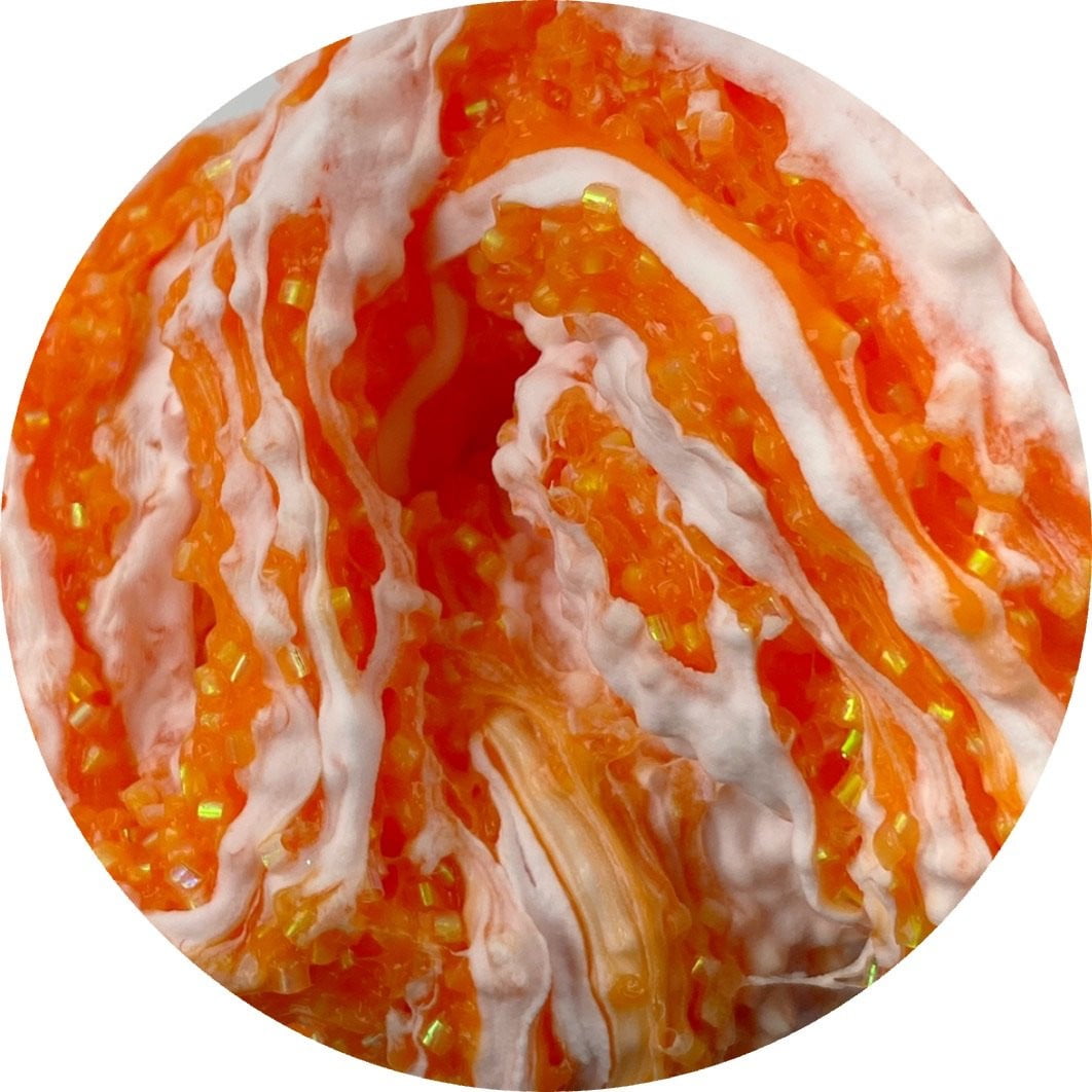 Orange Dream-sickle Swirl Bingsu Slime - Shop Slime - Dope Slimes