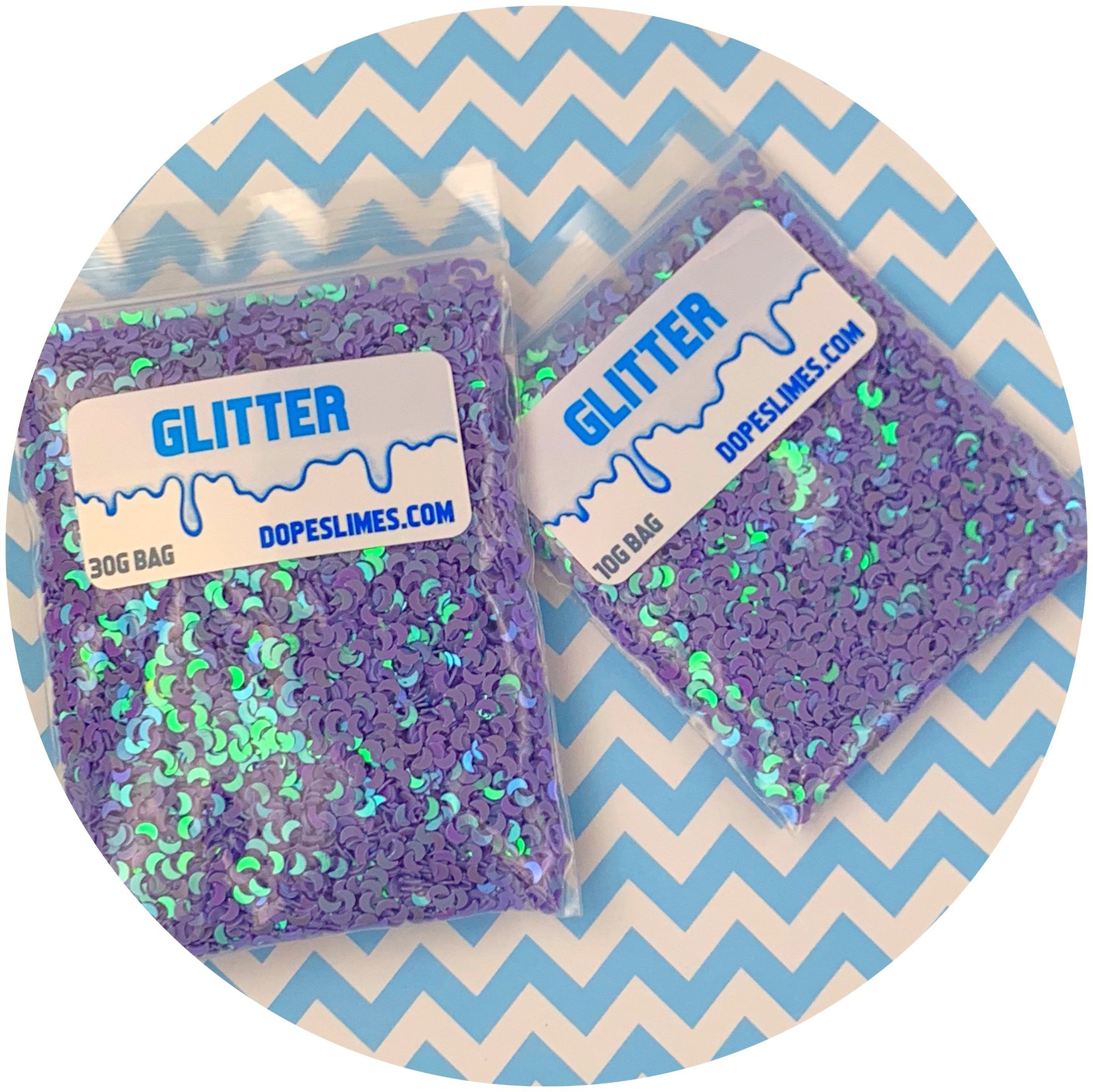 Holographic Moons - Fimo Slices - Dope Slimes LLC - Dope Slimes LLC