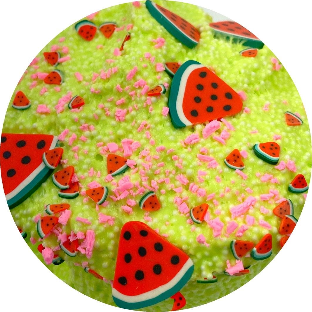Sour Watermelon Pop Micro-Floam Slime - Shop Slime - Dope Slimes