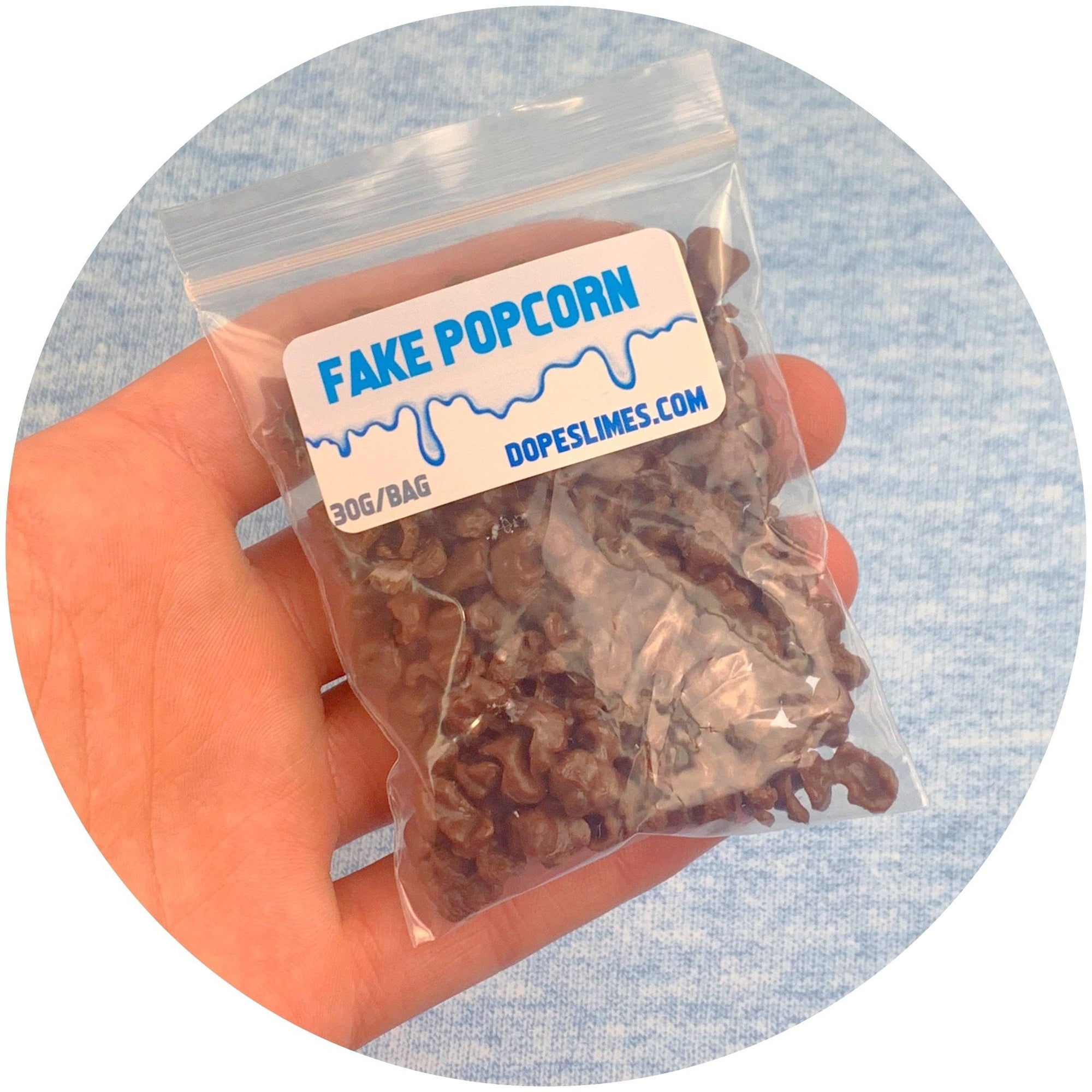 Chocolate Mini Popcorns - Fimo Slices - Dope Slimes LLC - Dope Slimes LLC