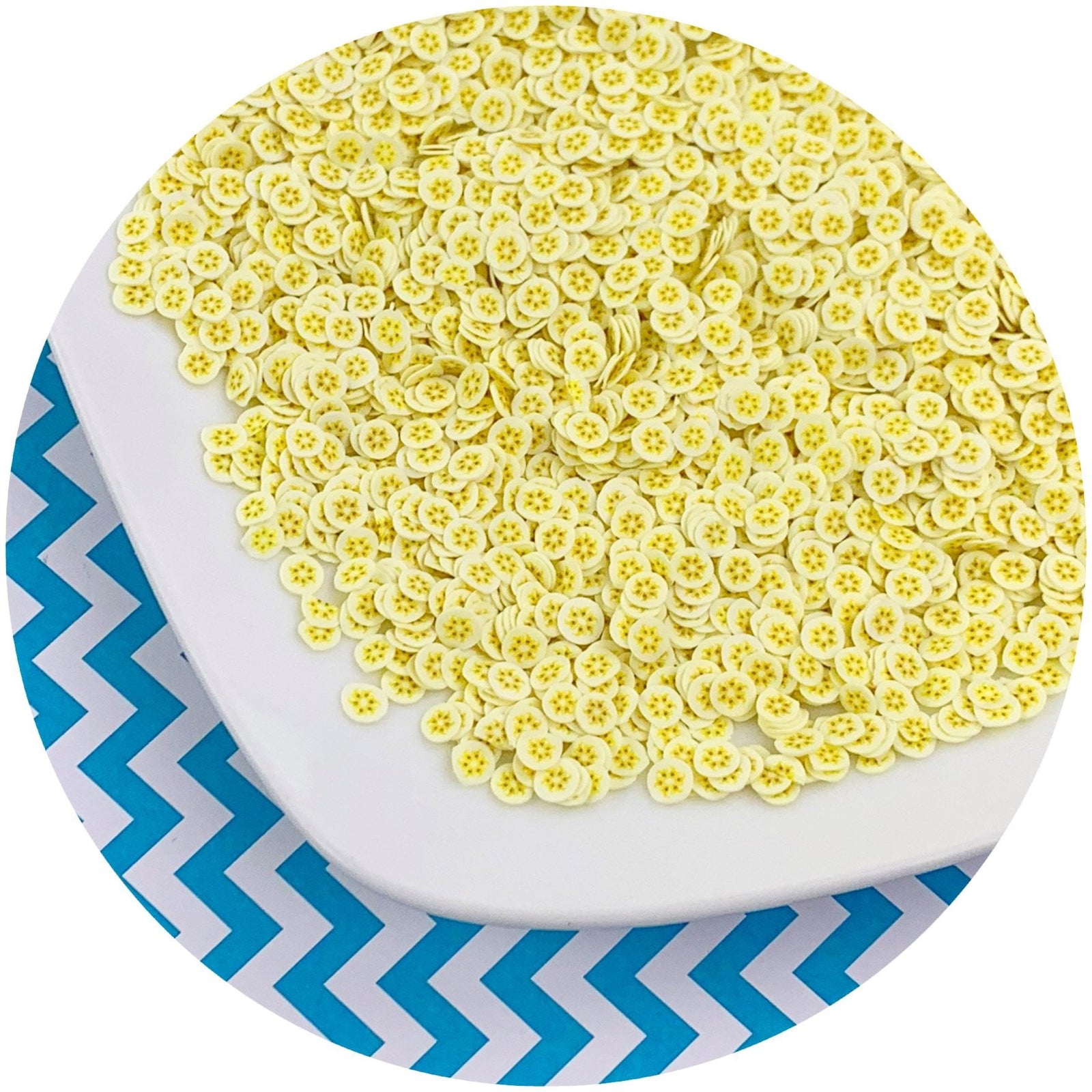 Banana Fimo Slices - Fimo Slices - Dope Slimes LLC - Dope Slimes LLC