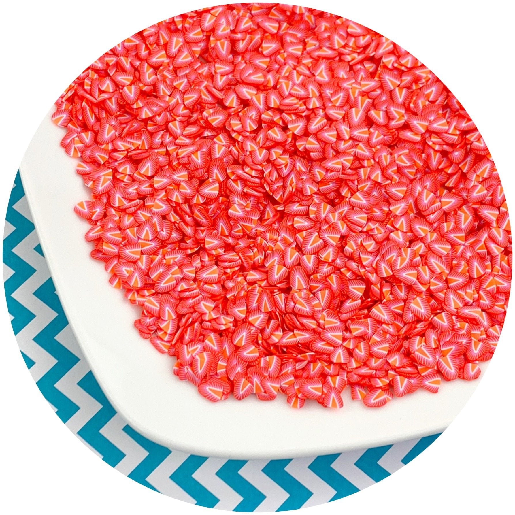 Strawberry Fimo Slices V2 - Fimo Slices - Dope Slimes LLC - Dope Slimes LLC