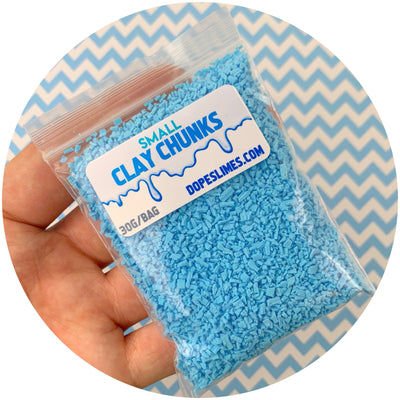 Blue Chunk Sprinkles - Fimo Slices - Dope Slimes LLC - Dope Slimes LLC