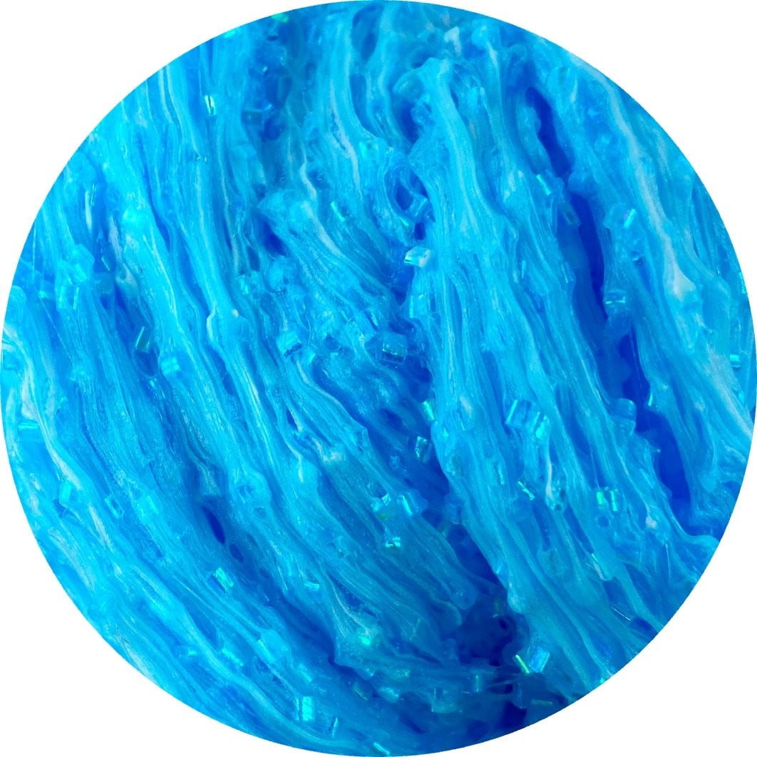 Shark Gummy Swirl - Clear Slime - www.dopeslimes.com - Dope Slimes LLC