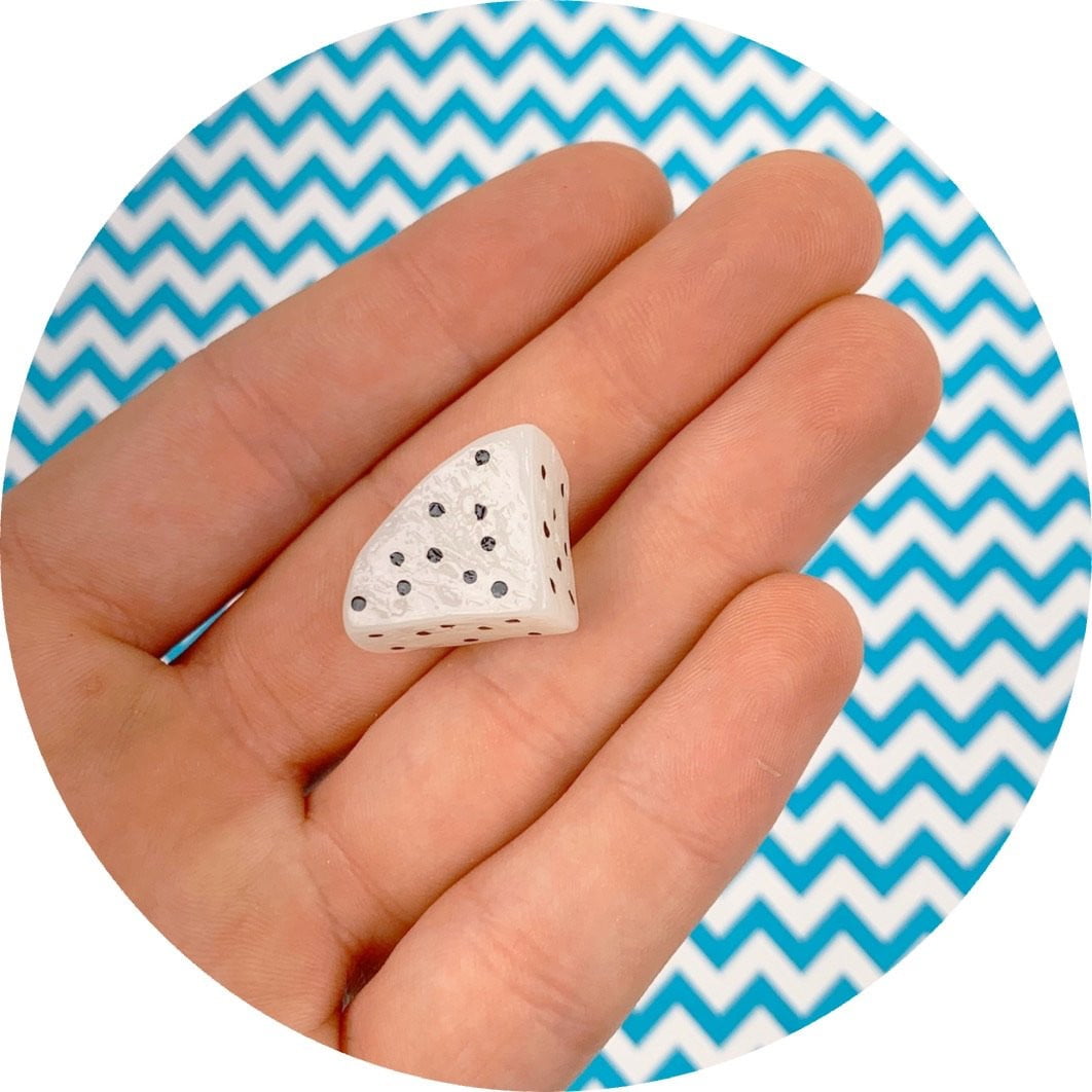 Dragonfruit Chunk Charm - Fimo Slices - Dope Slimes LLC - Dope Slimes LLC