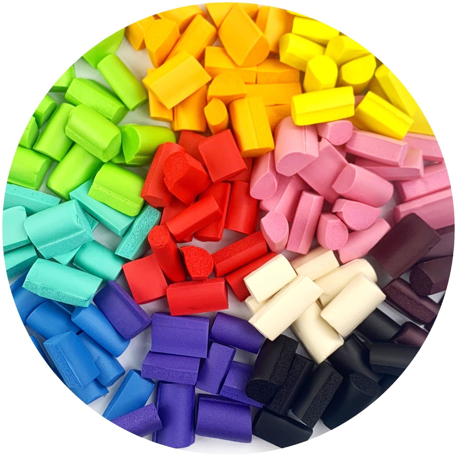 Foam Chunks - Fimo Slices - Dope Slimes LLC - Dope Slimes LLC
