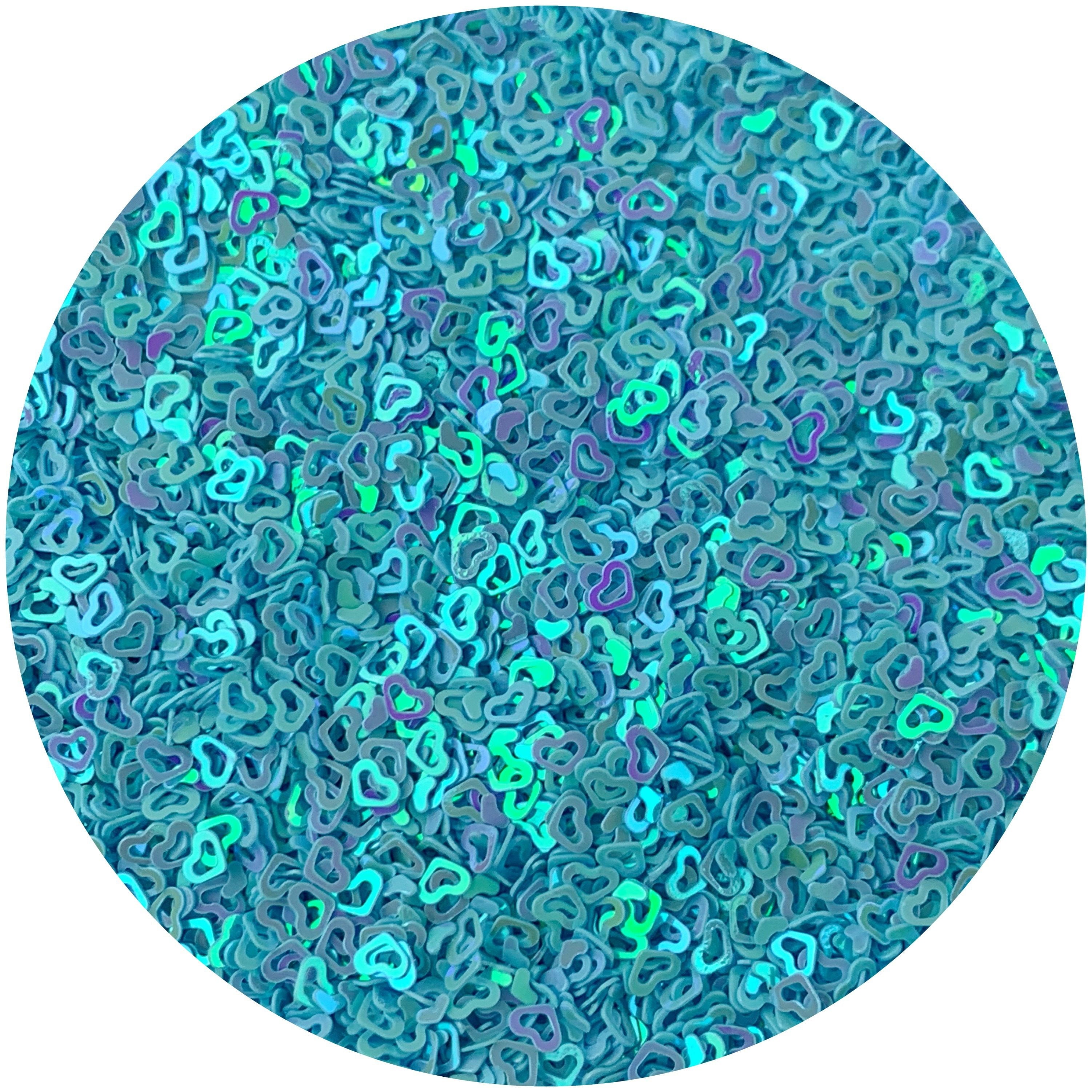 Blue Hearts - Fimo Slices - Dope Slimes LLC - Dope Slimes LLC