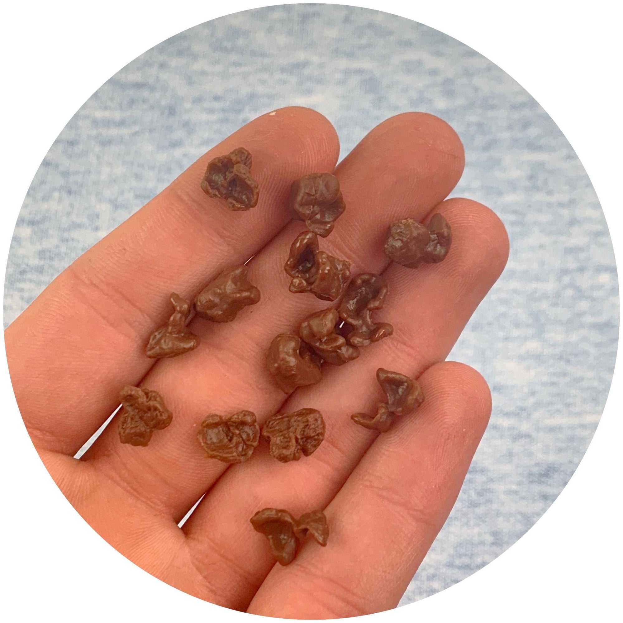 Chocolate Mini Popcorns - Fimo Slices - Dope Slimes LLC - Dope Slimes LLC