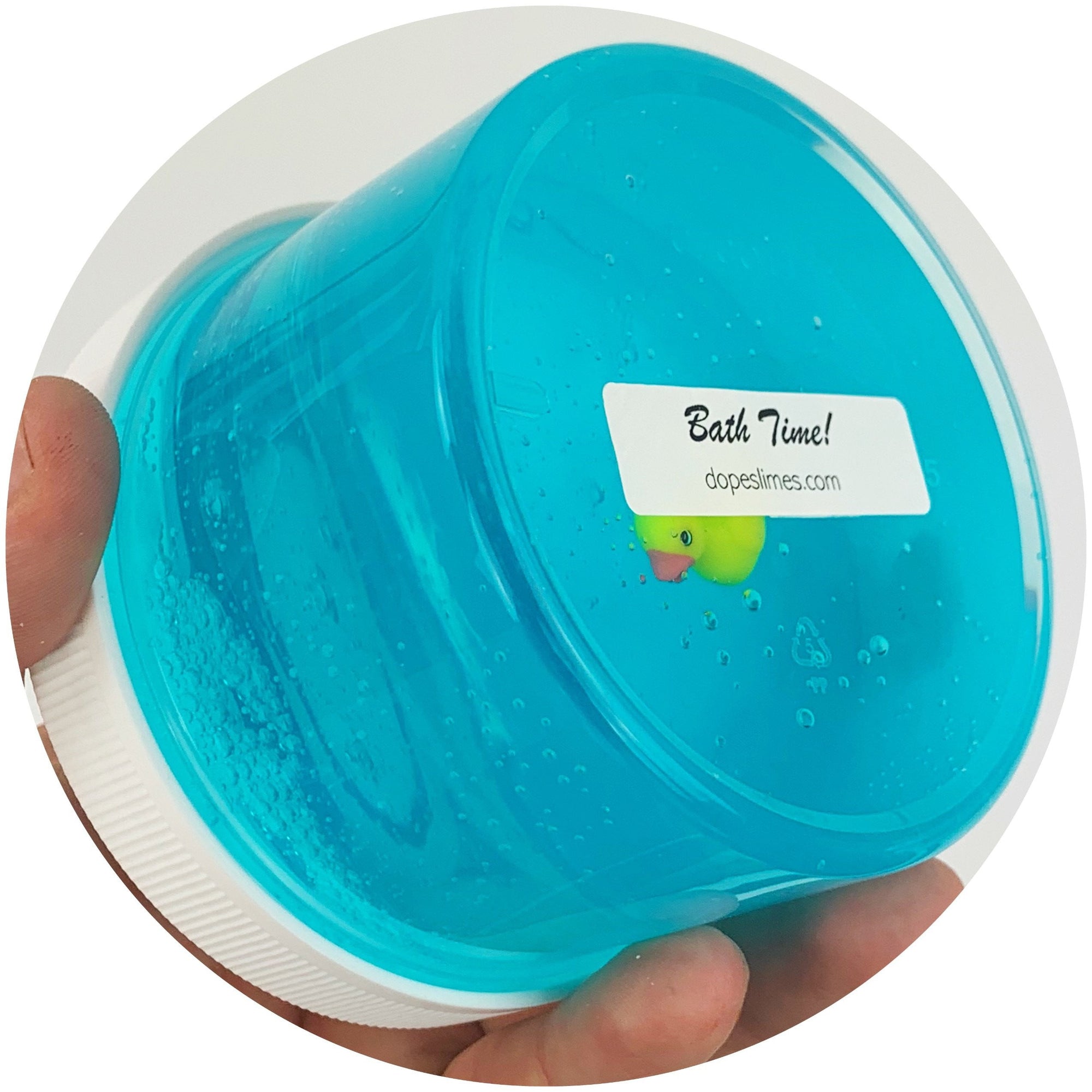 Bath Time Clear Slime w/ Charm - Buy Slime - Dope Slimes Shop
