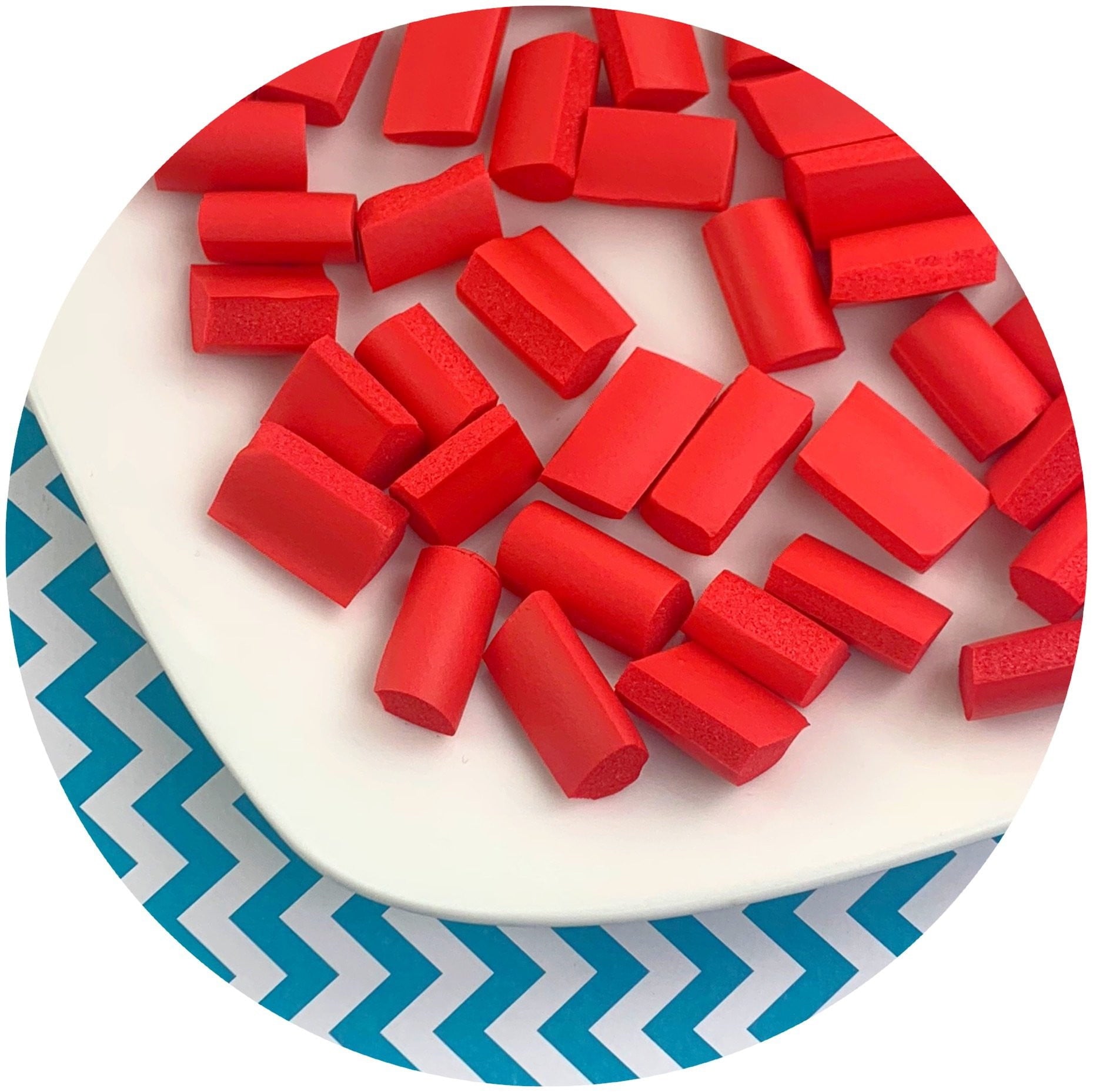 Foam Chunks - Fimo Slices - Dope Slimes LLC - Dope Slimes LLC