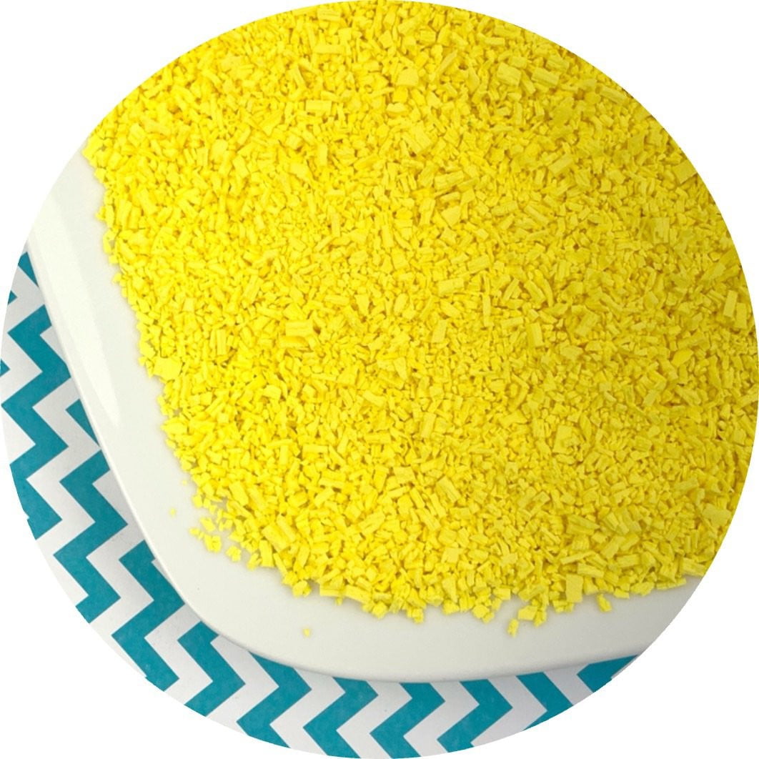 Yellow Chunk Sprinkles - Fimo Slices - Dope Slimes LLC - Dope Slimes LLC
