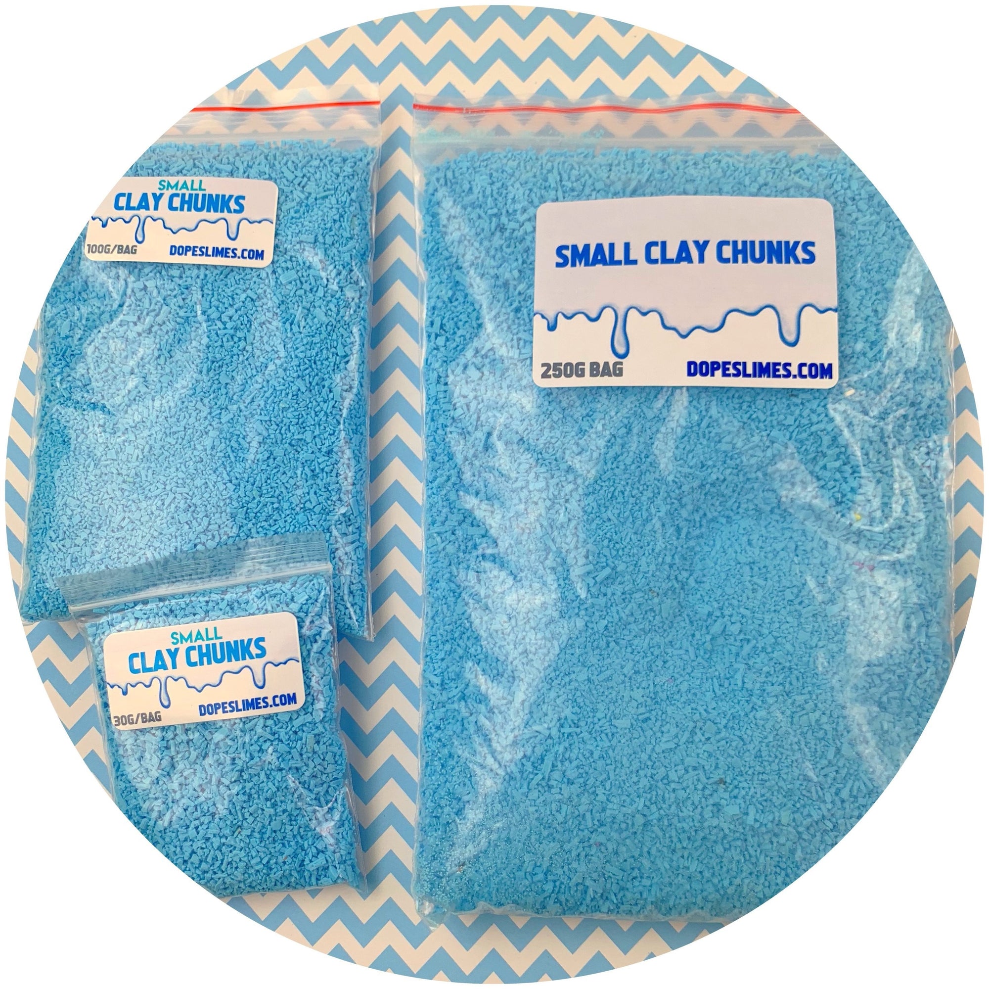 Blue Chunk Sprinkles - Fimo Slices - Dope Slimes LLC - Dope Slimes LLC