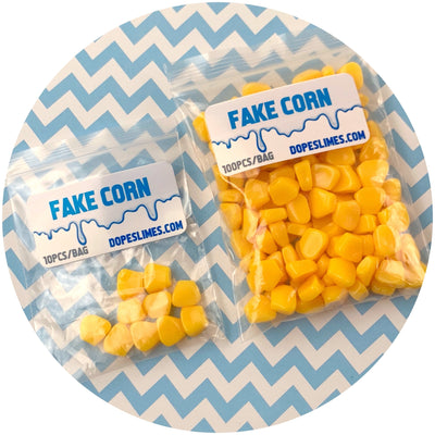 Corn Pieces - Fimo Slices - Dope Slimes LLC - Dope Slimes LLC
