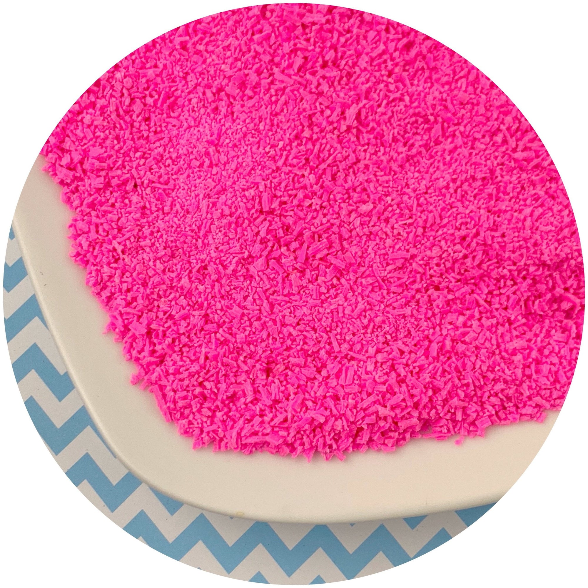 Hot Pink Chunk Sprinkles - Fimo Slices - Dope Slimes LLC - Dope Slimes LLC
