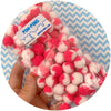 Duo Colored Pom Poms - Fimo Slices - Dope Slimes LLC - Dope Slimes LLC
