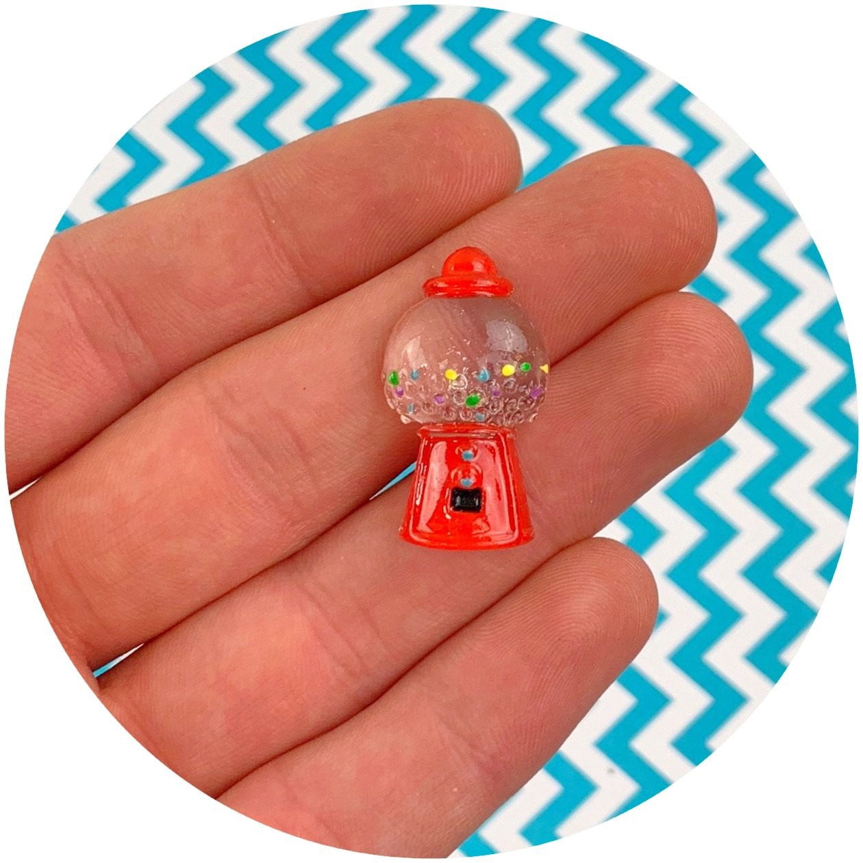 Bubblegum Machine Charm - Fimo Slices - Dope Slimes LLC - Dope Slimes LLC
