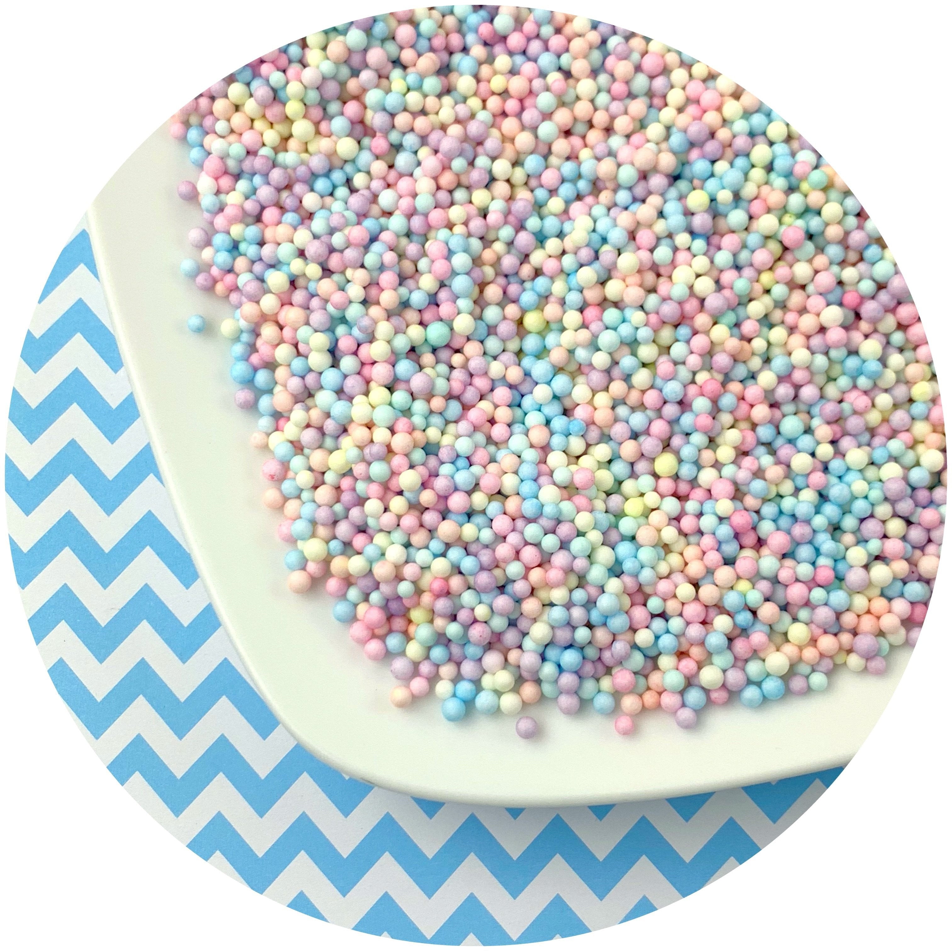 Small Pastel Foam Beads - Buy Slime Supplies - DopeSlimes