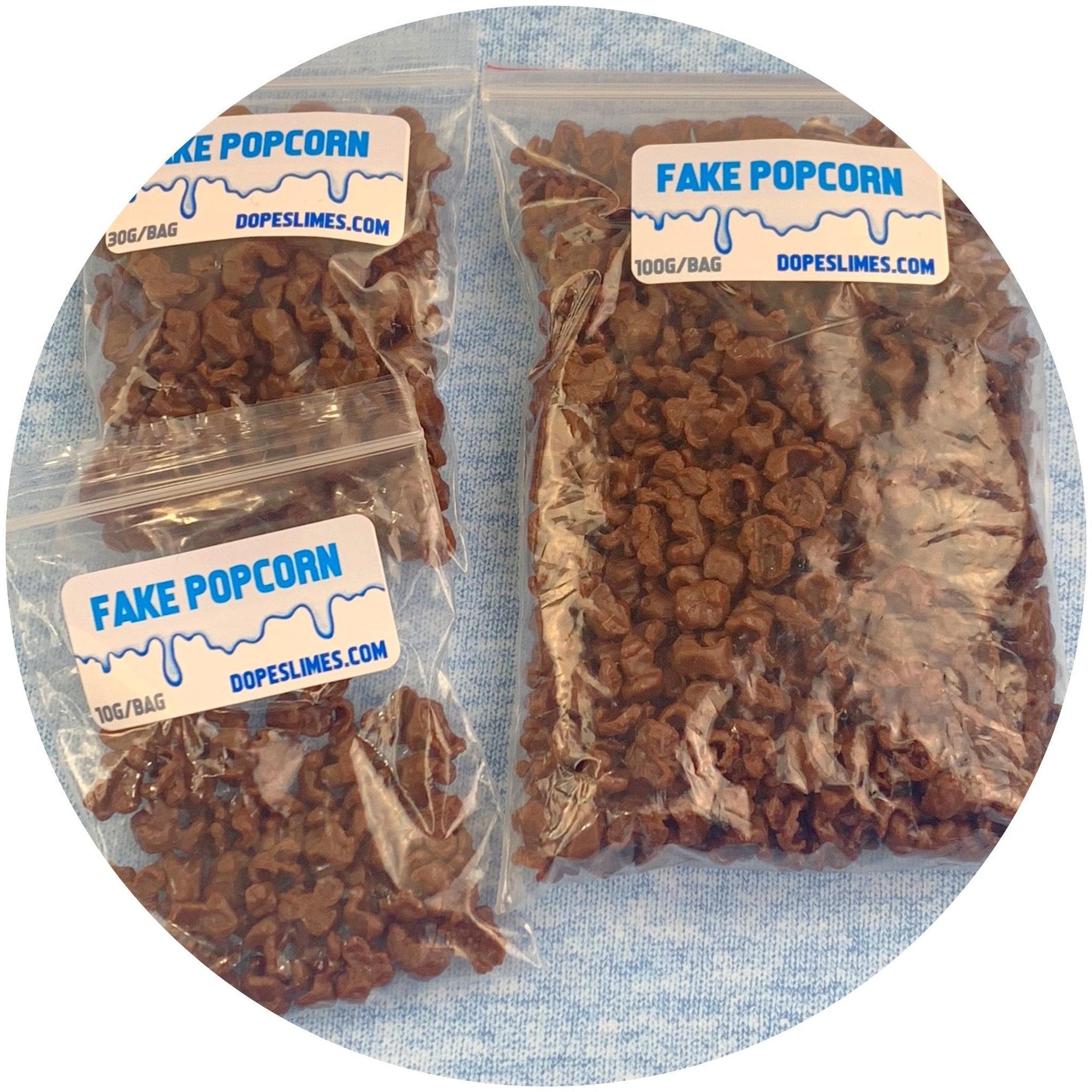 Chocolate Mini Popcorns - Fimo Slices - Dope Slimes LLC - Dope Slimes LLC