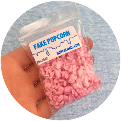 Strawberry Mini Popcorns - Fimo Slices - Dope Slimes LLC - Dope Slimes LLC